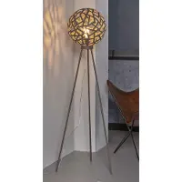 MSZ Design Zijlstra Stehleuchte MIKADO 1-flammig Rostbraun lackiert Braun 40x40x165 cm