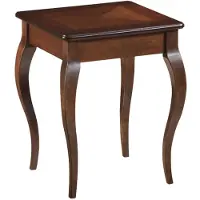 Feldmann-Wohnen Couchtisch Wohnzimmertisch Padova C 45x45x55cm Nussbaum dunkel Jugendstil