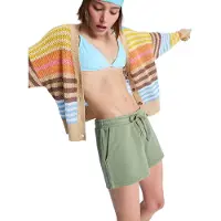 Roxy Damen Jogger Shorts Surf Stoked Oil Green : XS Größe: XS