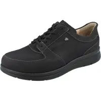 Finn Comfort FinnPlus Royan Damen Schnürhalbschuhe schwarz Nubukleder - Größe: 40