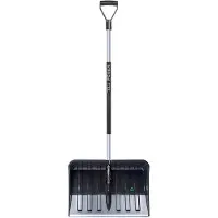 Prosperplast Schneeschieber Ergonomischer Schneeräumer Schneeschaufel Alukante Alpinus Eco