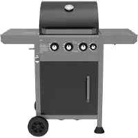 LUND Gasgrill Itami 3+1 Inox.11,5Kw, Mit Schutzscheibe