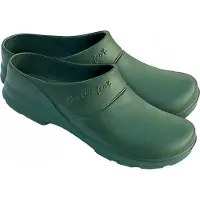 Lemigo Schaumstoff Clogs Arbeit Flip-Flops grün Größe 46