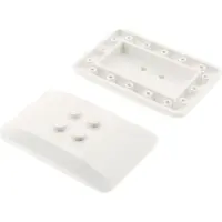 LEGO 2x Auto Dach 6x4 2/3 weiß Stein gewölbt 2x2 Noppen 4646574 98281