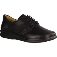 Ganter SENSITIV Kurt K Schnürhalbschuhe schwarz/Calf-Glattleder - Größe: UK 11