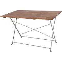 Linder Exclusiv GmbH Linder Exclusiv Biergarten Tisch Gartentisch Klapptisch 120 x 70 cm Akazie Braun
