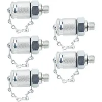 Gistuch 5 Stück hydraulische Prüfadapter Gewindeprüfkupplungsanschlüsse Druckmessung PT/PPTM10 x 1
