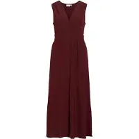 Vila Viskov V-ausschnitt Maxikleid