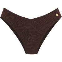 LASCANA Bikini-Hose "Fay", Damen, Gr. 42, N-Gr, braun, Obermaterial: 94% Polyamid, 6% Elasthan. Futter: 90% Polyester, 10% Elasthan, Strukturmuster, Badehosen Bikini-Hose, aus eleganter Strukturware