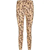 Fabletics Leggings "LEGGINGS ON-THE-GO LEGGING", Damen, Gr. XS, N-Gr, beige (desert leopard), Obermaterial: 88% Polyester PES. 12% Elasthan EL., slim fit, Hosen Leggings, mit Leopardenmuster