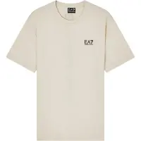 Emporio Armani für Herren. 7M000567_AF10375 Logo-Serien-T-Shirt beige (S), Lässig, Baumwolle, Kurzarm