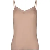 Skiny Unterhemd "Advantage Modal Lace", Damen, Gr. 44, N-Gr, beige, Obermaterial: 93% Modal, 7% Elasthan, unifarben, Unterhemden Unterhemd