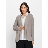 Witt Weiden Strickjacke in taupe-meliert | Gr.: 48