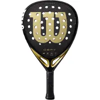 Wilson Defy V1, Schwarz, Gold, Karbon, Unisex, Fortgeschritten, 26,5 cm, Schwer