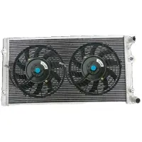 OEM Heizkörper mit Ventilator, Aluminiumkonstruktion, 29x20x3 Zoll, kompatibel mit BEETLE, verbesserte Wärmeableitung, einschließlich Kühlventilator