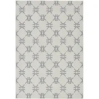 Sansibar Teppich "Nordsee Beach SA-034", creme, B:120cm H:5mm L:170cm, Polypropylen, Teppiche, Teppich, modernes Design, Motiv: gekreuzte Säbel, In- und Outdoor geeignet