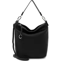 Suri Frey Beuteltasche "Beutel SFY Debby", Damen, Gr. B/H/T: 35cm x 31cm x 15cm 0, schwarz (schwarz 100), Polyester, Taschen Beuteltasche