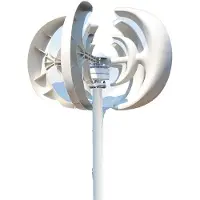 OEM Vertikale Windturbine, Effiziente Energieerzeugung, Langlebiges Design, mit MPPT-Controller, 5000W, 24V