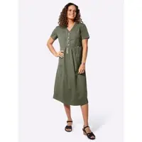 Witt Weiden Jeans-Kleid in khaki | Gr.: 40