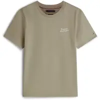 Tommy Hilfiger T-Shirt "PALM PHOTO PRINT", Herren, Gr. XXL, beige (keystone), Single Jersey, Obermaterial: 100% Baumwolle, regular fit, Rundhals, Shirts T-Shirt, mit Fotoprint hinten