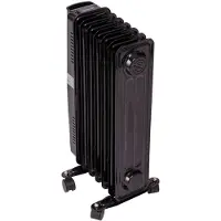 Volteno 1500-Watt-Elektroheizkörper, 7 Rippen, Rippenthermostat, Ölbeheizt