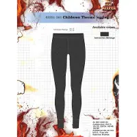 Heatkeeper Thermounterhose , Mädchen, Gr. 128/134, grau (anthrazit, meliert), Obermaterial: 50% Baumwolle, 50% Polyester, unifarben, Unterhosen Thermounterhose, Thermohose für Jungen und Mädchen