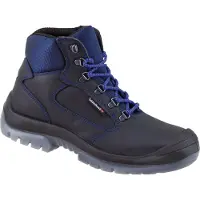 Canadian Line Sicherheitsschuh "Prado" Gr. 48, schwarz (schwarz, blau), 48, Obermaterial: 50% Rindsleder Leather cow. 50% Nylon NY., Schuhe, Sicherheitsschuh