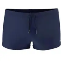 Bench Boxer-Badehose ., Herren, Gr. 5, N-Gr, blau (marine), Polyamid, unifarben, Badehosen Boxer-Badehose, mit Logodruck