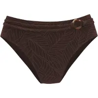 LASCANA Bikini-Hose "Fay", Damen, Gr. 34, N-Gr, braun, Obermaterial: 94% Polyamid, 6% Elasthan. Futter: 90% Polyester, 10% Elasthan, Strukturmuster, Badehosen Bikini-Hose, aus eleganter Strukturware
