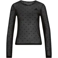 Adidas - Women's Primelift Essentials Workout Mesh L/S - Longsleeve Gr S schwarz/grau