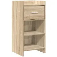 Syfax Sideboard Sonoma-Eiche 40 x 36 x 80 cm Holzwerkstoff