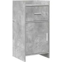 Syfax Sideboard Betongrau 40 x 36 x 80 cm Holzwerkstoff