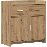 Syfax Sideboard Artisan-Eiche 75 x 36 x 80 cm Holzwerkstoff