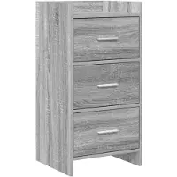 Syfax Sideboard Grau Sonoma 40 x 36 x 80 cm Holzwerkstoff