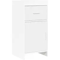 Syfax Sideboard Weiß 40 x 36 x 80 cm Holzwerkstoff