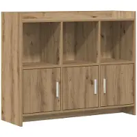 Syfax Sideboard Artisan-Eiche 98,5 x 33 x 80 cm Holzwerkstoff