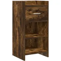 Syfax Sideboard Geräucherte Eiche 40 x 36 x 80 cm Holzwerkstoff