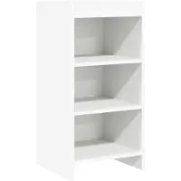 Syfax Sideboard Weiß 40 x 36 x 80 cm Holzwerkstoff
