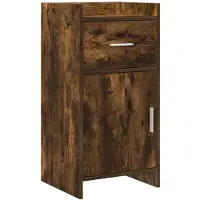 Syfax Sideboard Geräucherte Eiche 40 x 36 x 80 cm Holzwerkstoff