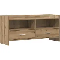 Syfax TV-Schränk 100 x 33 x 47 cm Artisan-Eiche Holzwerkstoff