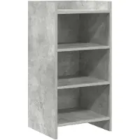 Syfax Sideboard Betongrau 40 x 36 x 80 cm Holzwerkstoff