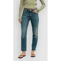 Roxy Slim-fit-Jeans "Summer Skin", Damen, Gr. 42, blau (surf wash sandy), Obermaterial: 99% Baumwolle, 1% Elasthan., Jeans Slim-fit-Jeans