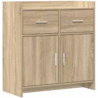 Syfax Sideboard Sonoma-Eiche 75 x 36 x 80 cm Holzwerkstoff