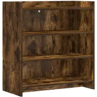 Syfax Sideboard Geräucherte Eiche 75 x 36 x 80 cm Holzwerkstoff