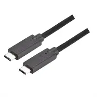 Bachmann Verbindungskabel USB-C 3.1 Gen2, PD 100W, USB-C auf USB-C 1m schwarz