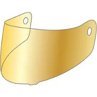 FC-Moto FF130SV Cavion Visier, iridium gold, Einheitsgröße