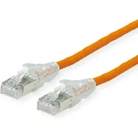 Dätwyler Patchkabel Cat.6A (Class EA) S/FTP, CU 7702 flex LSOH, AMP v2, orange, 1 m