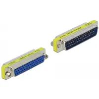 DeLOCK D-Sub HD 50 Pin Stecker zu Buchse - Portschoner, D-Sub 50pin, D-Sub 50pin, Silber