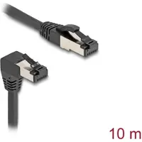 DeLOCK 80449 Patchkabel Cat.8.1 S/FTP unten gewinkelt gerade 10 m