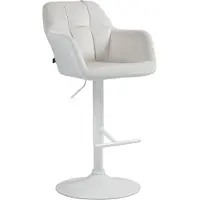 BellaFurn Samt-Barhocker – Velours – 360° drehbar und höhenverstellbar, stilvoll und bequem